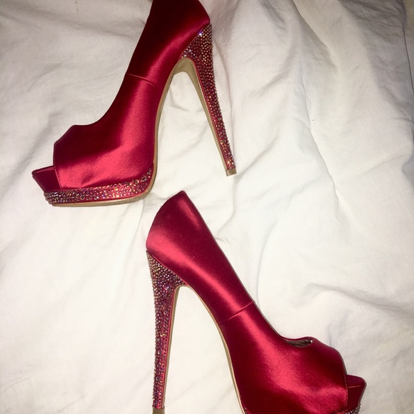 Steve Madden Rhinestone Heels - Picture 2 of 7